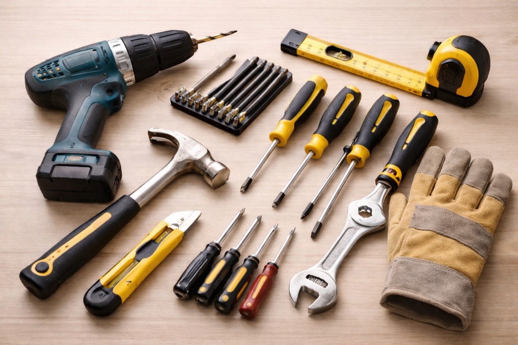 outils indispensables pour le bricolage à la maison